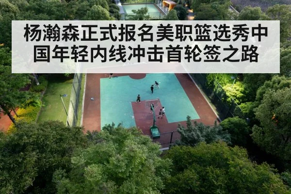 杨瀚森正式报名美职篮选秀中国年轻内线冲击首轮签之路
